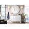 James Martin Vanities Athens 48in Single Vanity, Glossy White w/ 3 CM Carrara White Top E645-V48-GW-3CAR - alternate 6